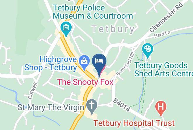 Glos - The Snooty Fox Hotel Maps