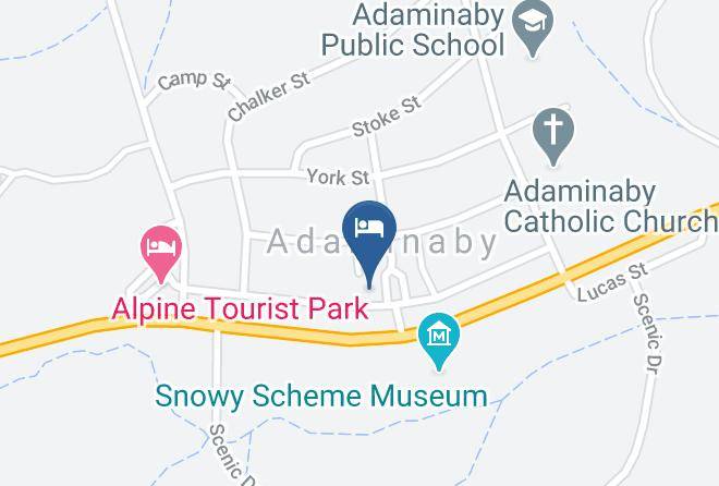 The Snow Goose Hotel Map