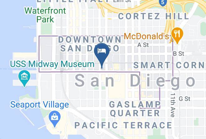San Diego - The Sofia Hotel Maps