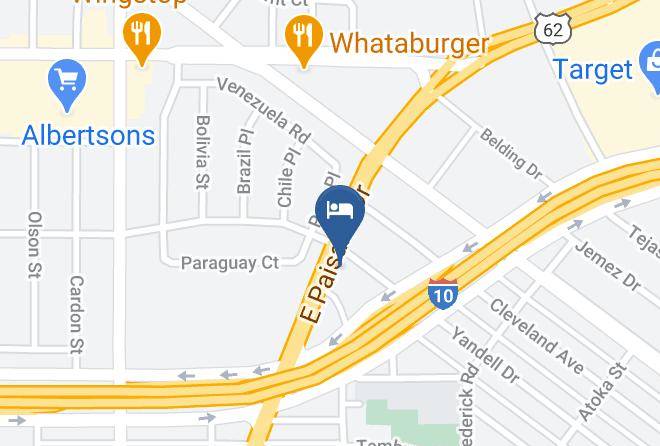 El Paso - The Soluna Hotel Maps