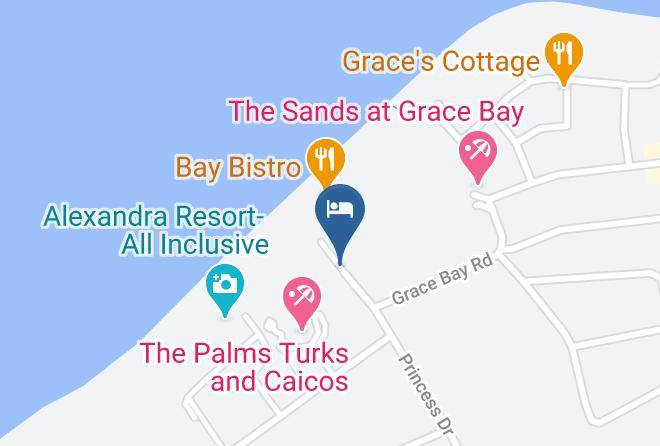 The somerset on grace bay map
