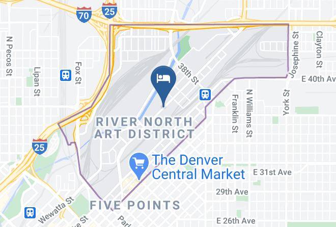 Denver - The Source Hotel Maps