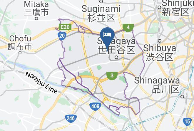 Setagaya Ward - The South Hotel Tokyo Maps