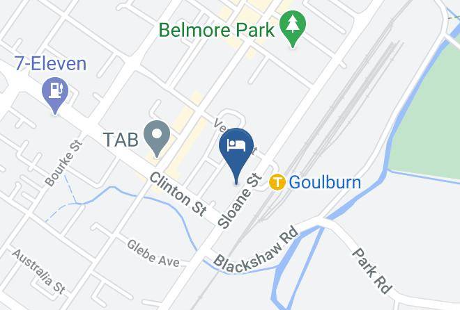 Goulburn Mulwaree - The Southern Railway Hotel Goulburn Maps