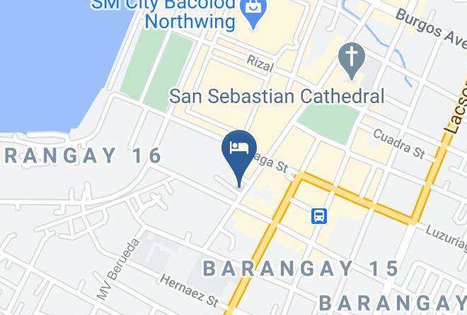 Negros Occidental - The Spa Bell Hotel Maps