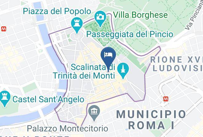 Rome - The Spanish Suite Babuino 119 Maps