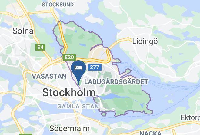 Stockholm - The Sparrow Hotel Maps