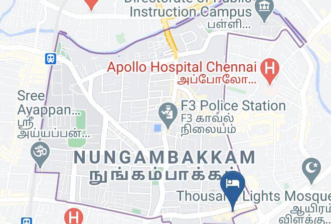 Chennai - The Spring Hotel Maps