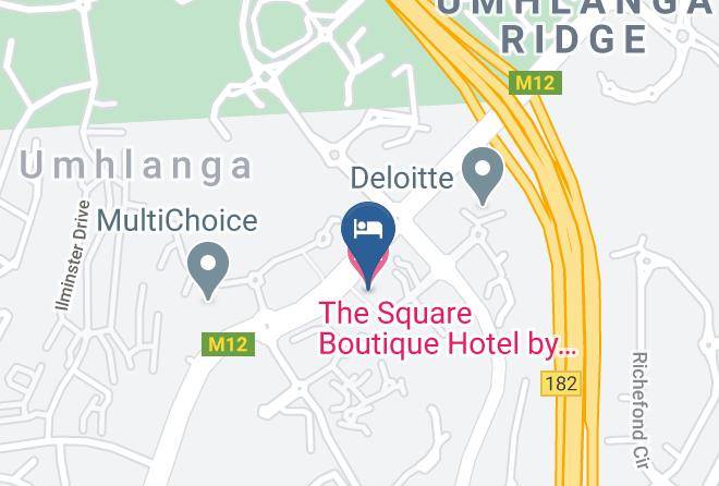 Ethekwini - The Square Boutique Hotel By Misty Blue Hotels Maps