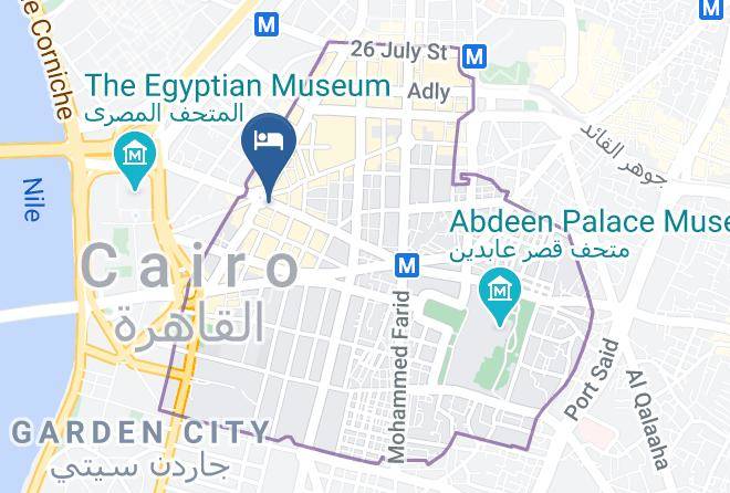 Cairo - The Square Boutique Hotel Maps