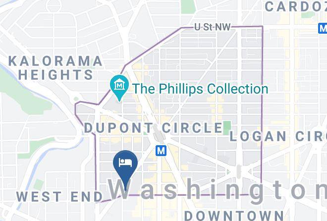 City Of Washington - The St Gregory Hotel Dupont Circle Maps
