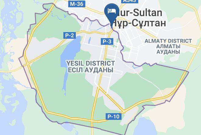 Nur Sultan - The St Regis Astana Maps