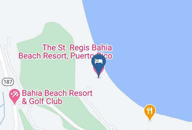 The St Regis Bahia Beach Resort Puerto Rico Map
