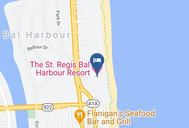 Miami Dade - The St Regis Bal Harbour Resort Maps