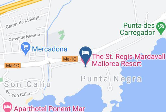 Baleares - The St Regis Mardavall Mallorca Resort Maps