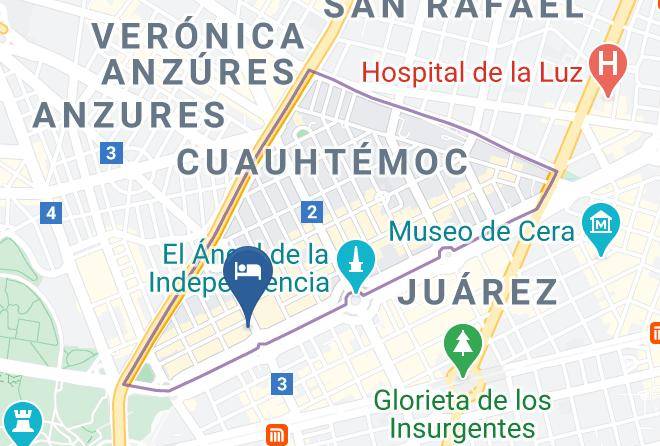 Cuauhtemoc - The St Regis Mexico City Maps