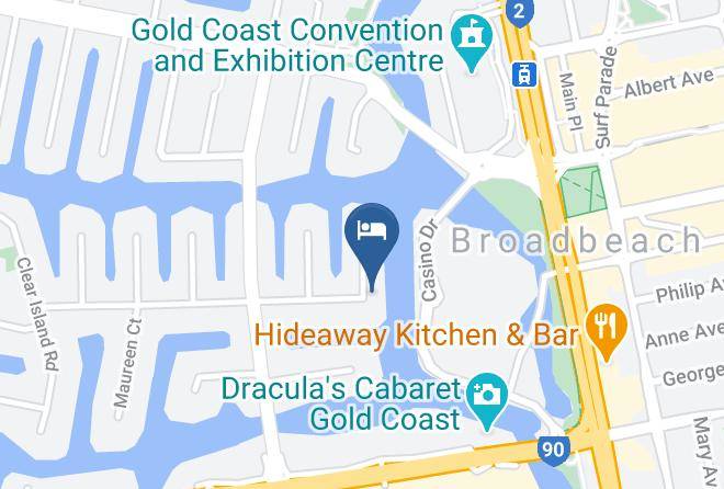 The Star Grand At The Star Gold Coast Map