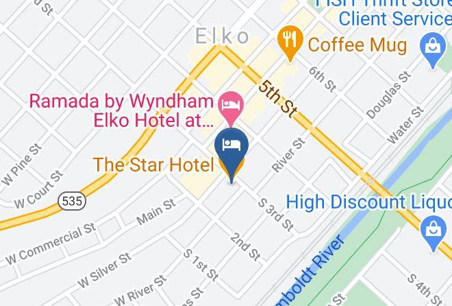 Elko - The Star Hotel Maps