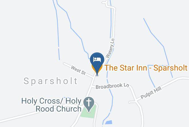 Oxon - The Star Inn Sparsholt Restaurant Maps