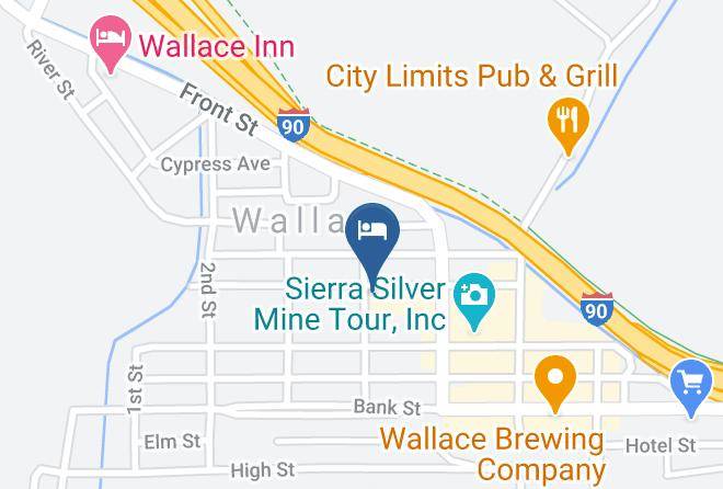 Shoshone - The Stardust Motel Wallace Maps