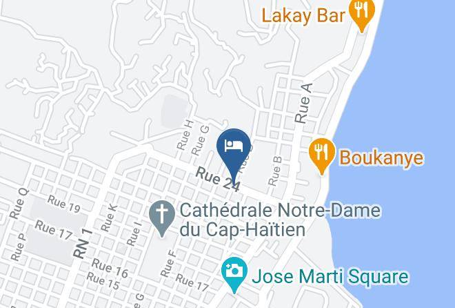 Cap Haitien - The State Hotel Maps