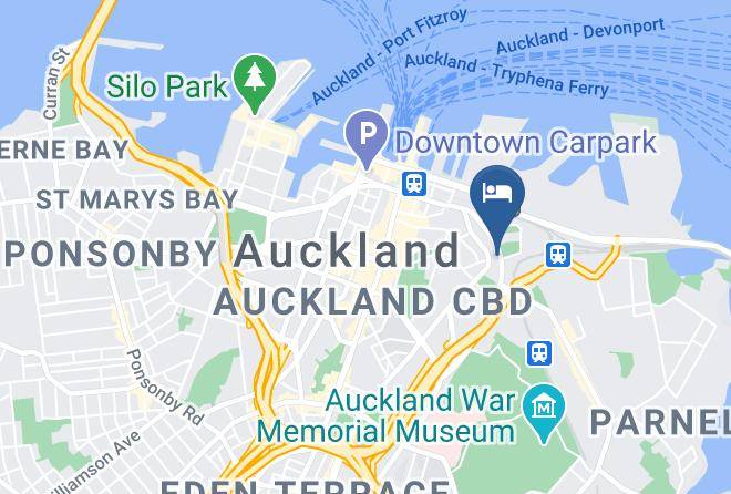 Auckland Auckland Central - The Station Accommodation Maps
