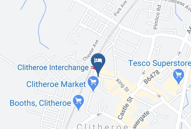 Lancs - The Station Bar & Grill Clitheroe Maps
