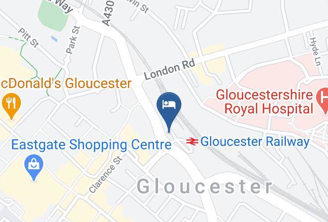 Glos - The Station Hotel Maps