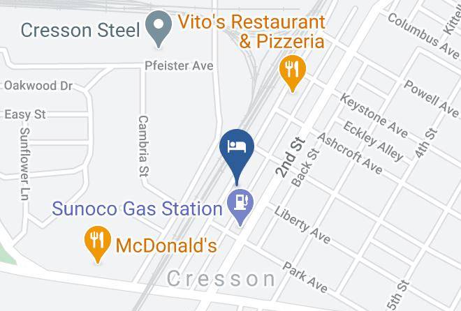 Cambria - The Station Inn Maps