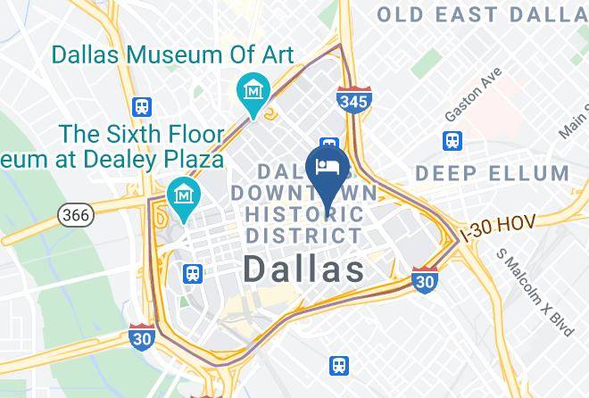 Dallas - The Statler Dallas Curio Collection By Hilton Maps