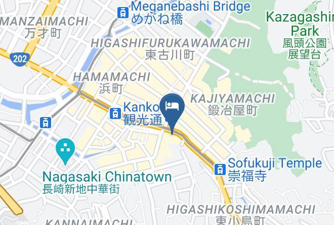 Nagasaki City - The Stay Central Nagasaki 7 Maps