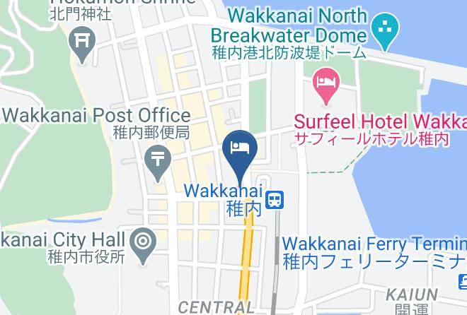 Wakkanai City - The Stay Wakkanai Maps