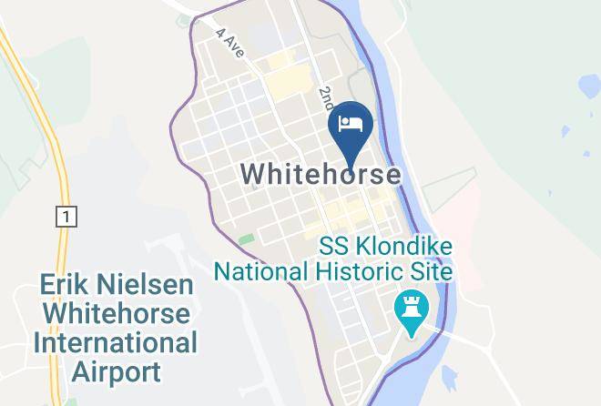 Downtown Whitehorse - The Sternwheeler Hotel & Conference Centre Maps