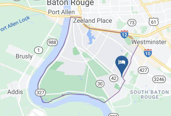 East Baton Rouge Par - The Stockade Bed And Breakfast Maps