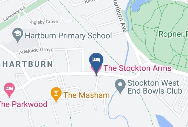 The Stockton Arms Hotel Map