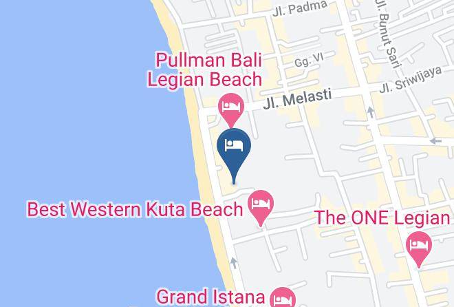 Badung Regency - The Stones Hotel Legian Bali Autograph Collection Maps