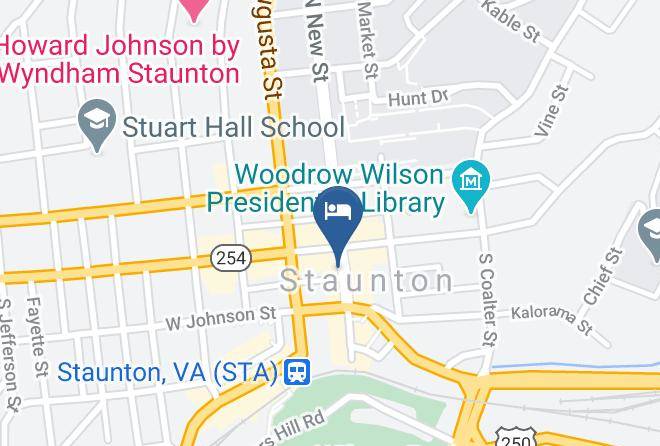Staunton City - The Storefront Hotel Maps