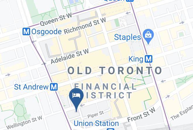 Toronto - The Strathcona Hotel Maps