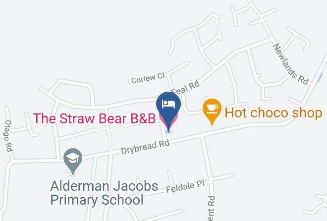 Cambridgeshire - The Straw Bear B&b Maps