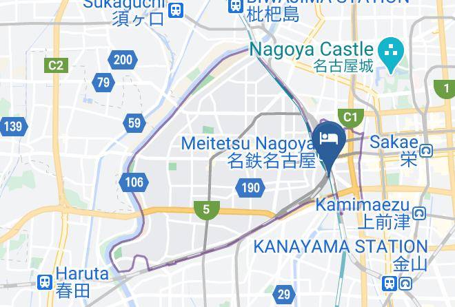Nagoya City Nakamura Ward - The Strings Hotel Nagoya Maps