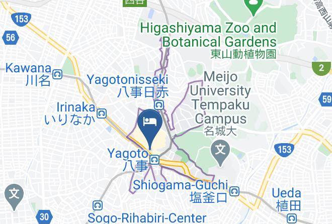 Nagoya City Showa Ward - The Strings Hotel Yagoto Nagoya Maps