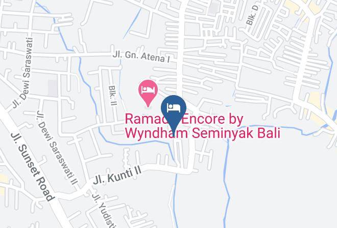 Denpasar - The Studio Seminyak Maps