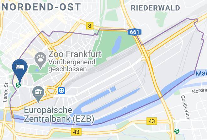 Frankfurt Am Main - The Suite Fabric Hotel Maps