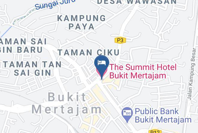 Bukit Mertajam - The Summit Hotel Bukit Mertajam Maps