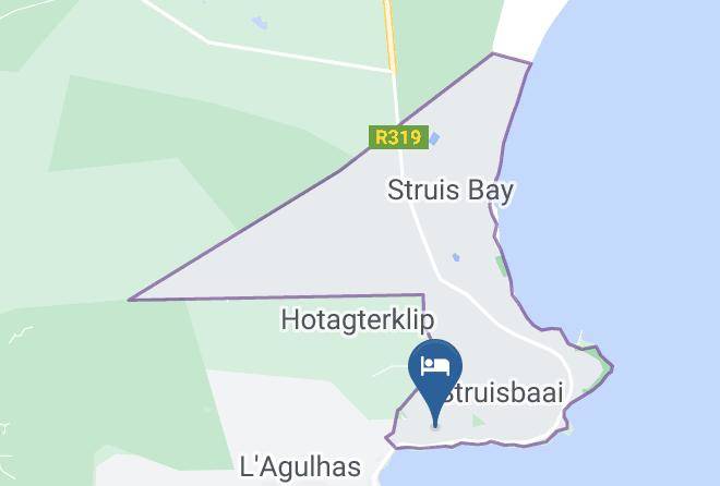 Overberg - The Sun Catcher Bed And Breakfast Struisbaai Maps