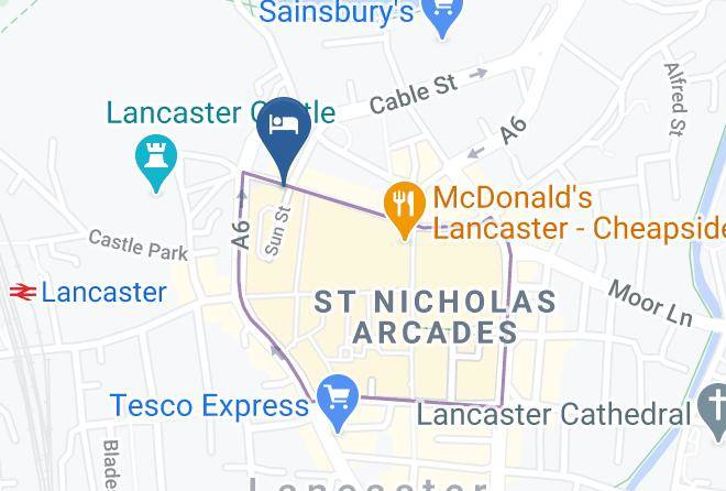 Lancs - The Sun Hotel & Bar Maps