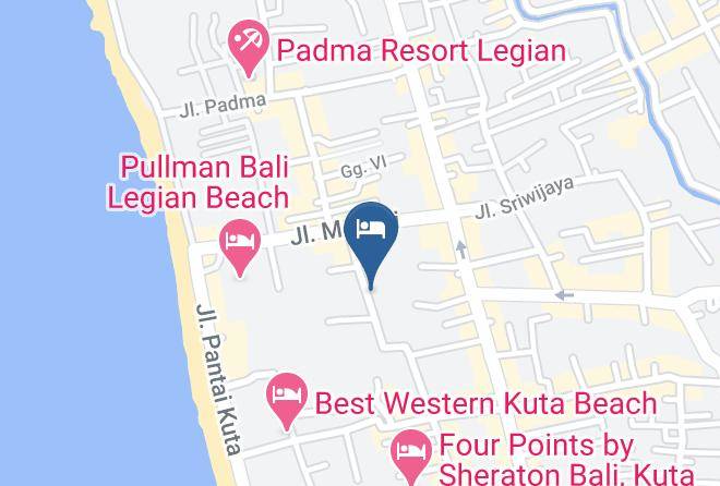 Badung Regency - The Sun Hotel & Spa Maps