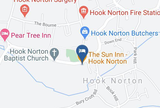 Oxon - The Sun Inn Hook Norton Maps