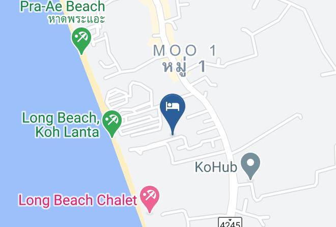 Amphoe Ko Lanta - The Sun Long Beach Resort Maps