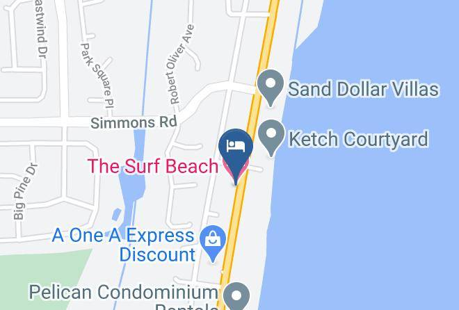 Nassau - The Surf Beach Motel Maps